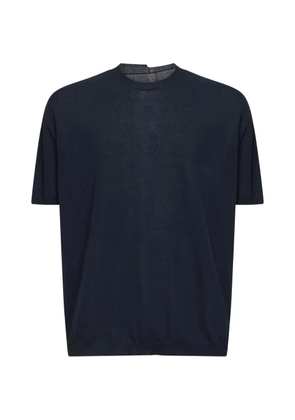 Uma Wang crew-neck knitted T-shirt - Blue