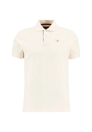 Barbour logo-embroidery polo shirt - Neutrals