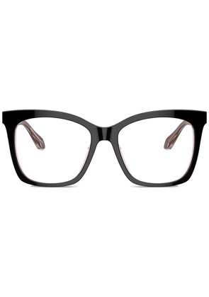 Giorgio Armani logo-print glasses - Black