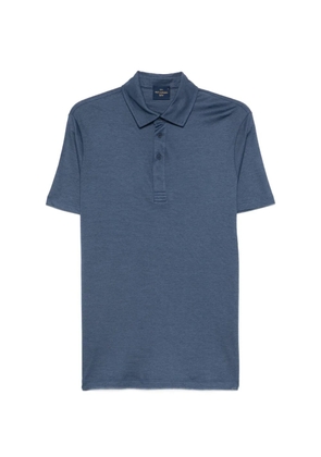 Paul & Shark buttoned striped polo shirt - Blue