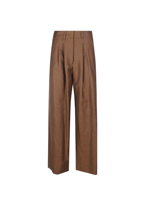 PT Torino pleated trousers - Brown