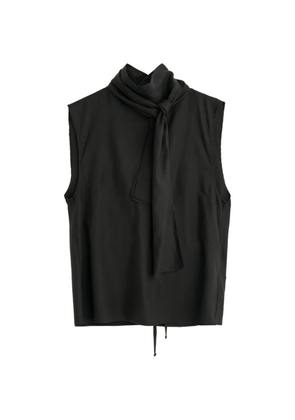 OUR LEGACY tie neck blouse - Black