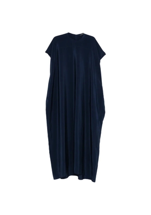 Sofie D'hoore button fastening silk dress - Blue