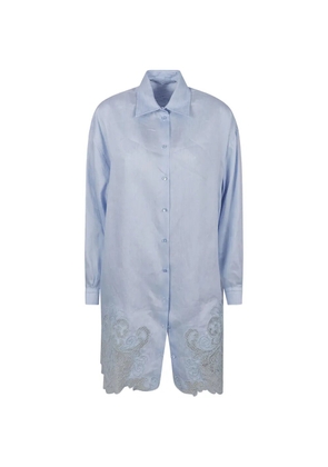 Ermanno Scervino embroidered shirt - Blue