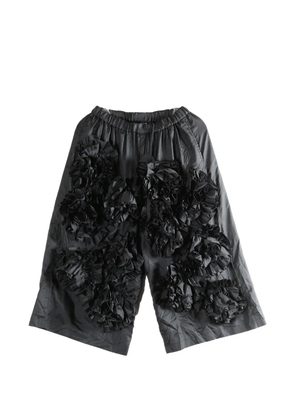 Comme Des Garçons Comme Des Garçons ruffled trousers - Black