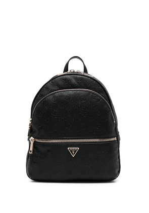 GUESS USA Manhattan embossed zip backpack - Black