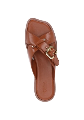 Chloé Nil leather sandals - Brown