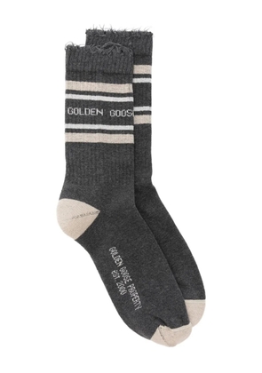 Golden Goose ribbed socks - Grey