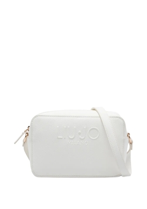 LIU JO logo-embossed crossbody bag - White