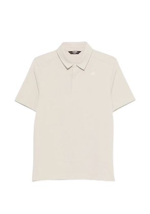 K-Way short-sleeve polo shirt - Neutrals