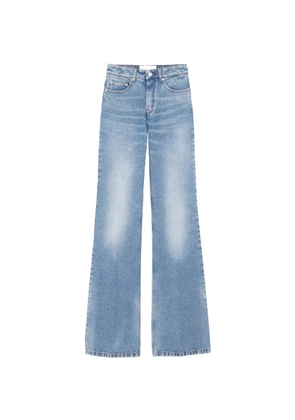 AMI Paris flare-fit cotton jeans - Blue