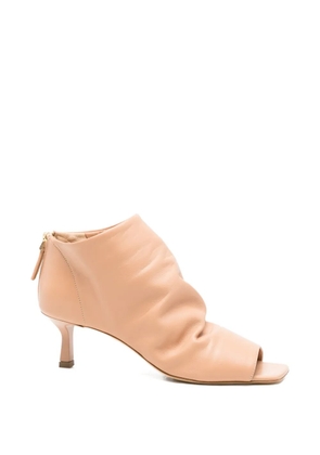 The Seller square open-toe boots - Neutrals