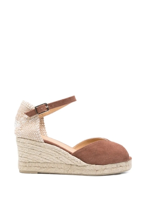 Castañer wedge espadrilles - Brown