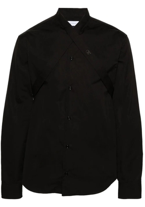 Off-White Duchesse-collar cotton shirt - Black