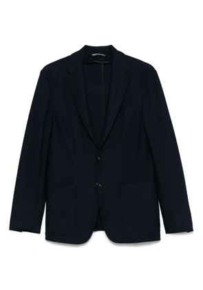 Canali piqué blazer - Blue