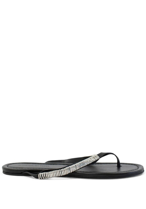 Christopher Esber Frida pierced flip-flops - Black