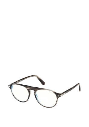 TOM FORD Eyewear round-frame glasses - Grey