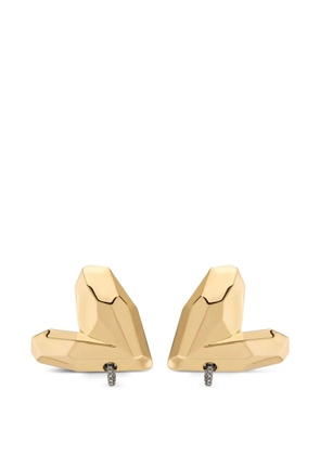 DEMARSON New York Con Amor heart-shape earrings - Gold
