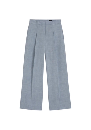 BOSS front-pleat tailored trousers - Blue