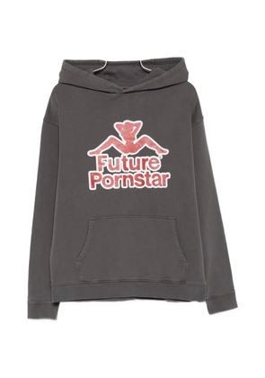CARNE BOLLENTE Future Pornstar printed hoodie - Grey