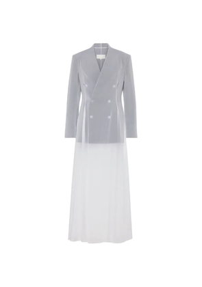 Maison Margiela long-sleeves midi dress - Grey