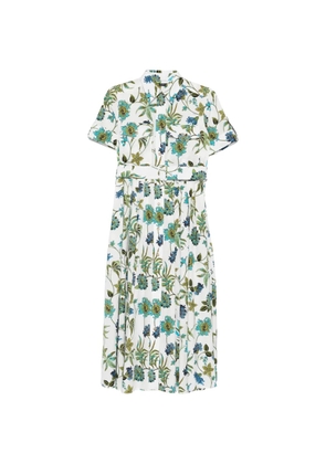 Fay floral-pattern dress - White