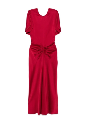 Victoria Beckham gathered-detail midi dress