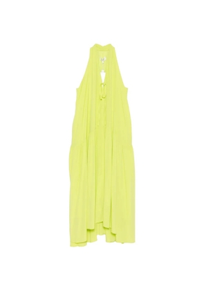 PSOPHIA tie-detail halterneck dress - Green