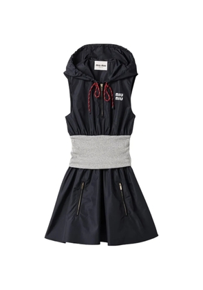Miu Miu technical fabric dress - Blue