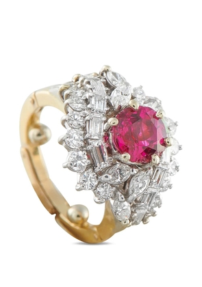 LB Exclusive diamond and ruby ring - Gold