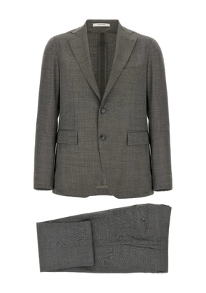 Tagliatore plain weave tailored suit - Grey