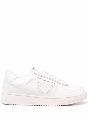 PINKO embossed-logo low-top trainers - White
