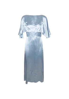 Fabiana Filippi cape dress - Blue