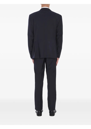 Tagliatore double-breasted virgin wool suit - Blue