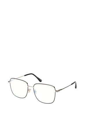 TOM FORD Eyewear rectangle metal glasses - Gold