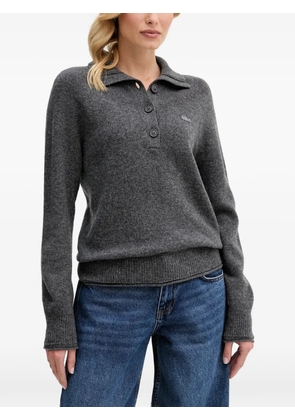 Lacoste button sweater - Grey