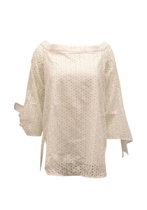 Tibi off-shoulder blouse - Neutrals