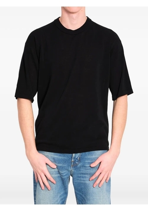 Roberto Collina ribbed crewneck T-shirt - Black