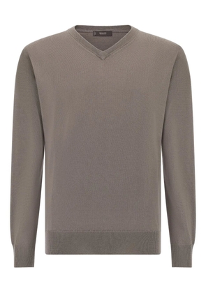 Boggi Milano v-neck sweater - Grey