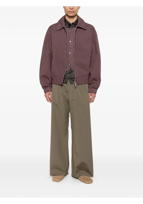 OUR LEGACY Bridge belt-loops trousers - Green