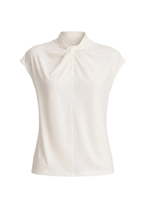 Vince sleeveless twist-neck top - Neutrals