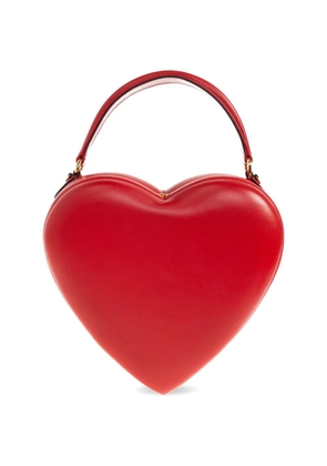 Moschino heart shaped top handle tote bag - Red