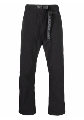 Off-White Industrial straight-leg trousers - Black