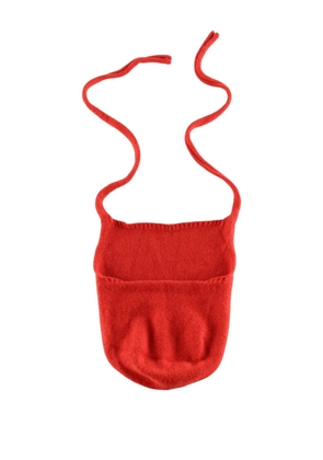 Baserange tie ribbed hat - Red