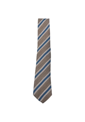 Canali striped tie - Green