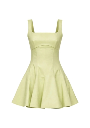 Simkhai Emslie square-neck A-line dress - Green