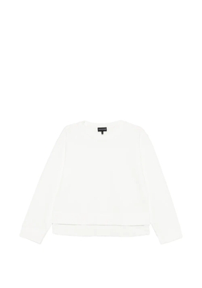 Emporio Armani crew-neck sweatshirt - White