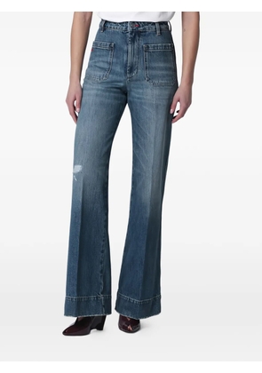 Victoria Beckham Alina patch pocket jeans - Blue
