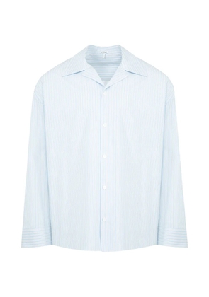 LOEWE striped cotton shirt - Blue