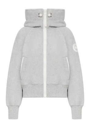 Canada Goose metallic wool hooded jacket - Grey